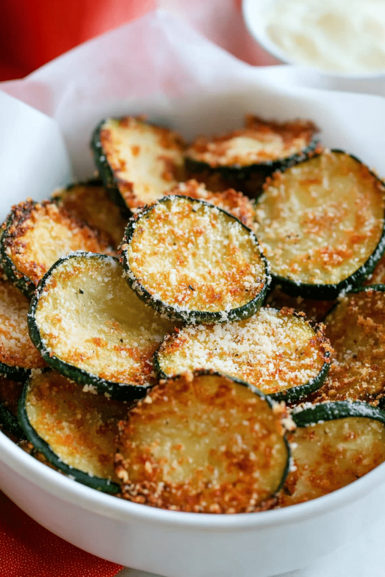 Parmesan Zucchini Chips