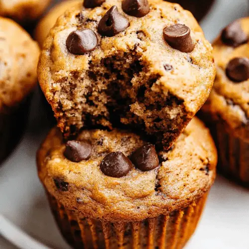 Peanut Butter Banana Muffins