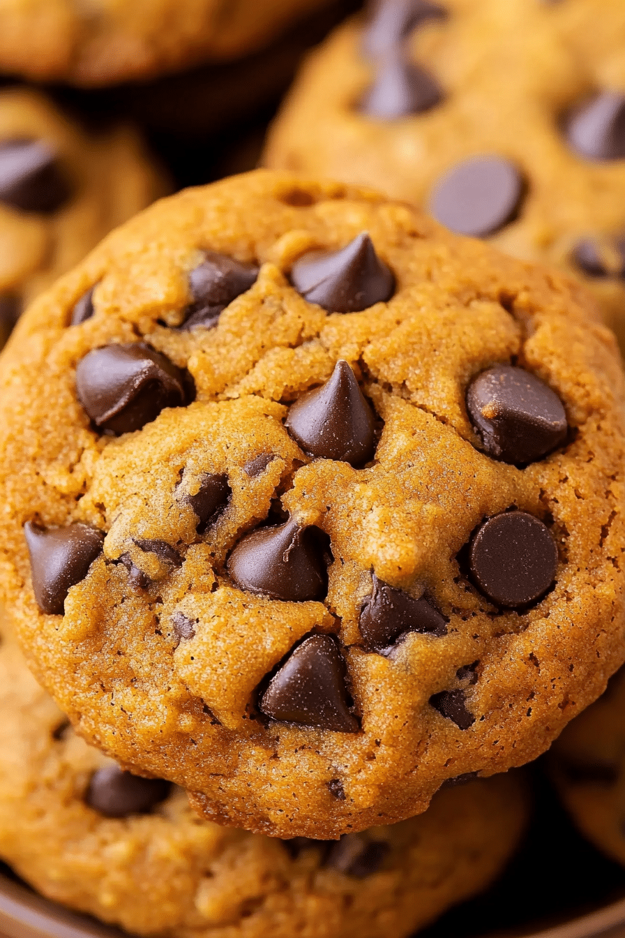 Pumpkin Chocolate Chip Cookies