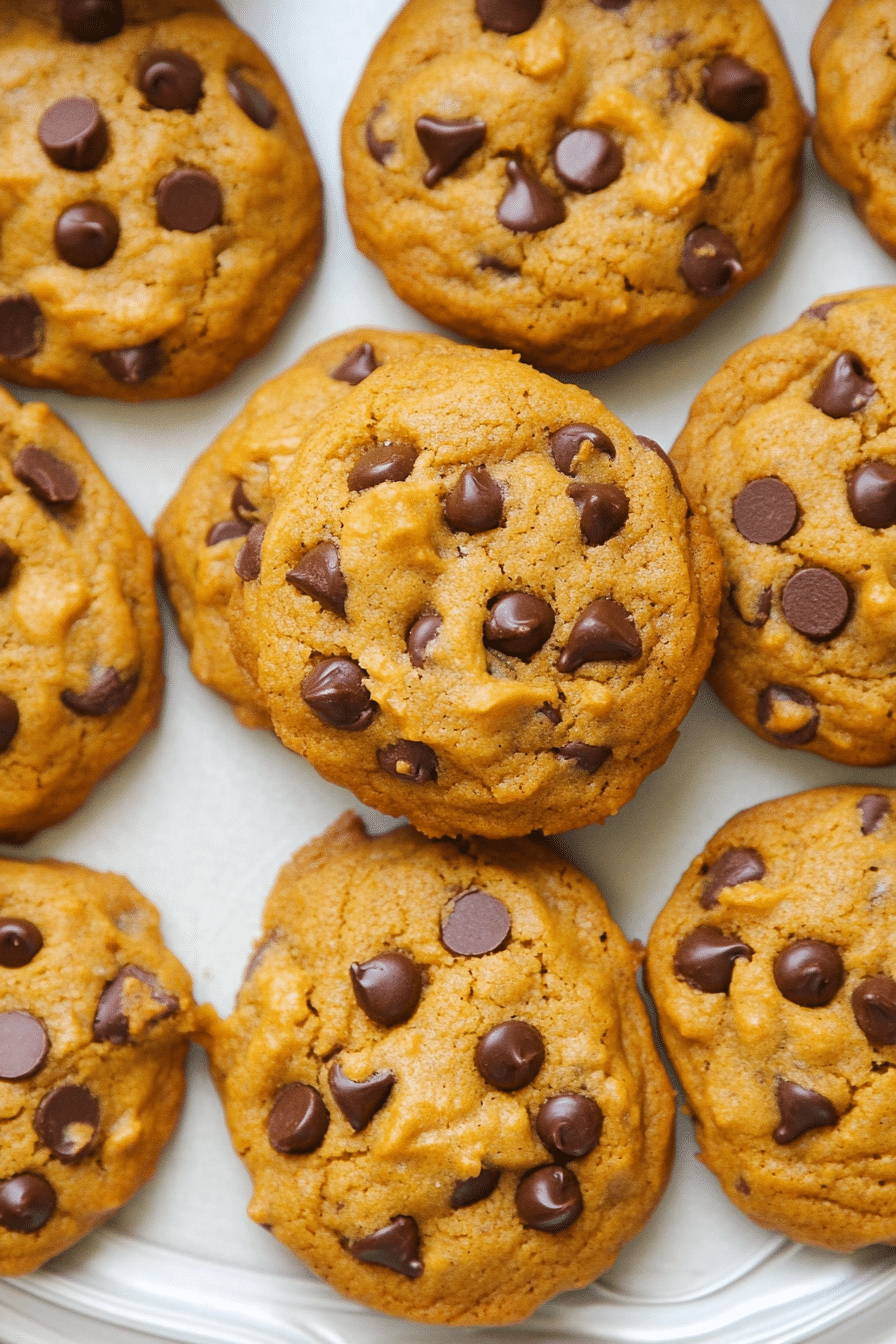 Pumpkin Chocolate Chip Cookies