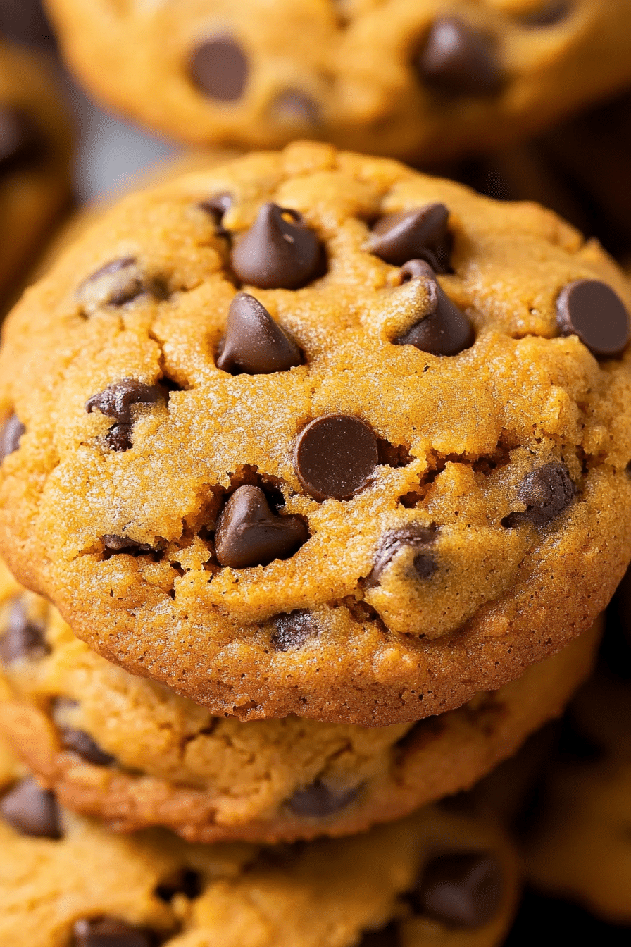 Pumpkin Chocolate Chip Cookies 