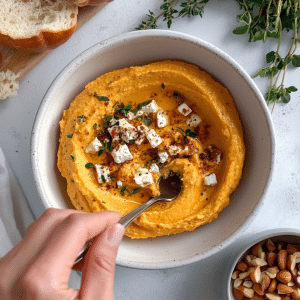 Pumpkin Whipped Feta Dip