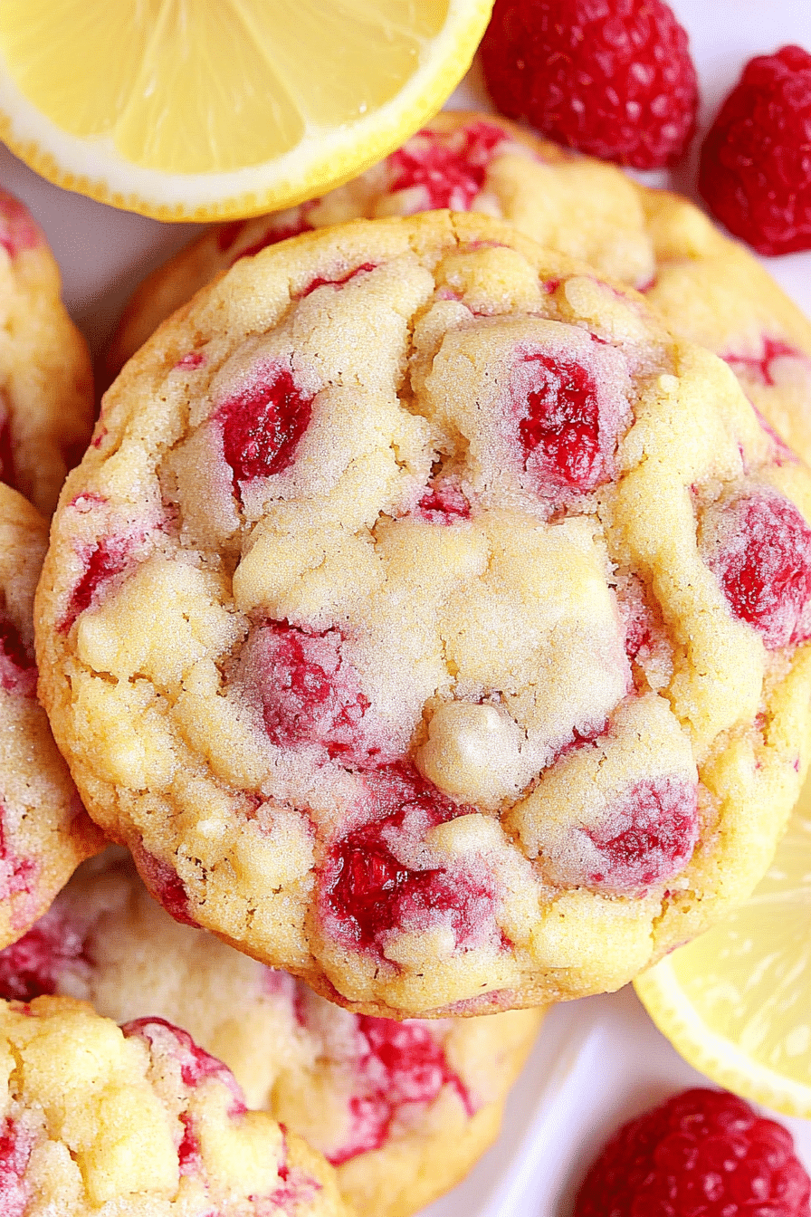 Lemon Raspberry Cookies