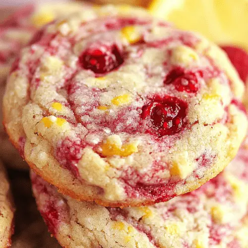 Raspberry Lemonade Cookies