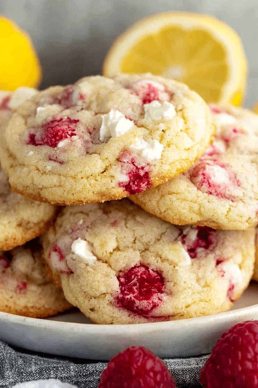 Lemon Raspberry Cookies