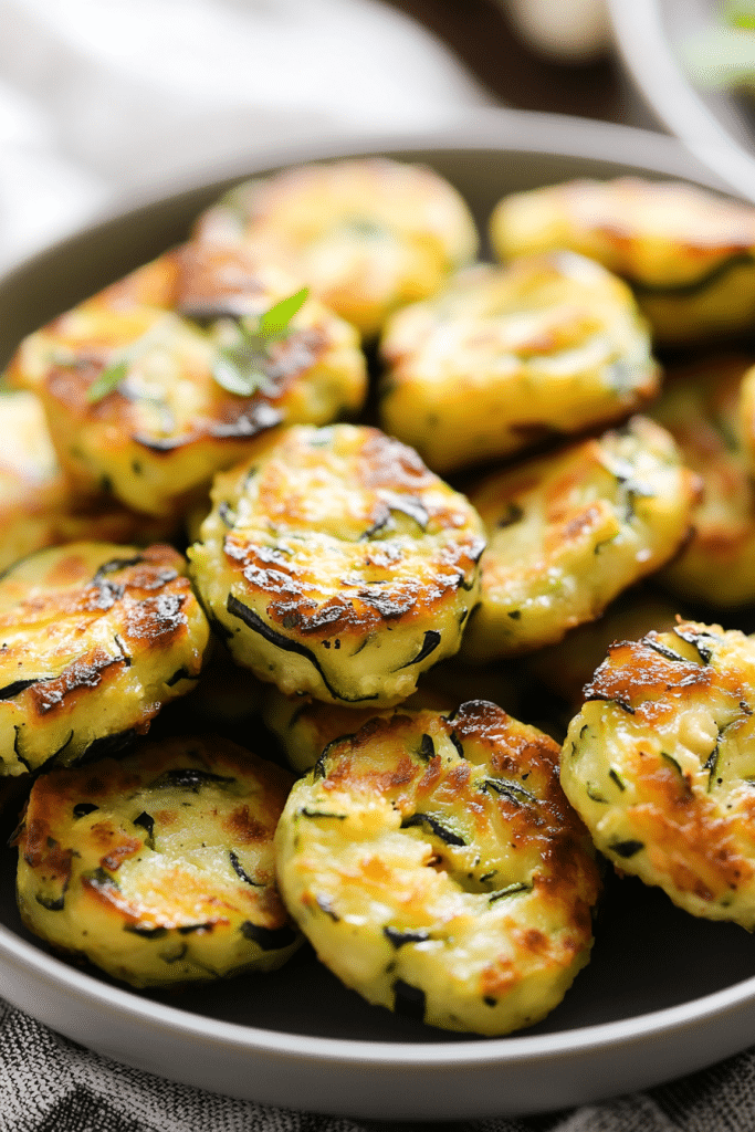 Zucchini Garlic Bites