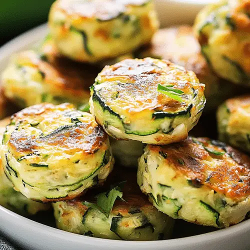 Zucchini Garlic Bites