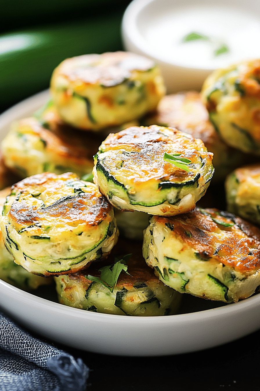 Zucchini Garlic Bites