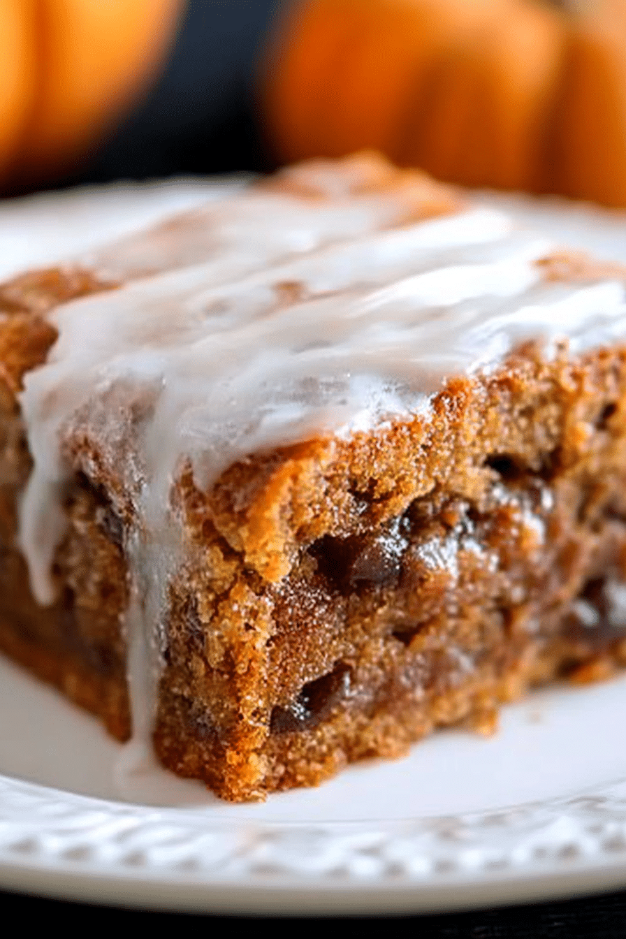 Pumpkin Honey Bun Cake