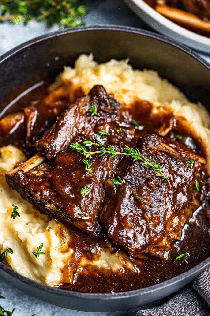 Red Wine Braised Short Ribs