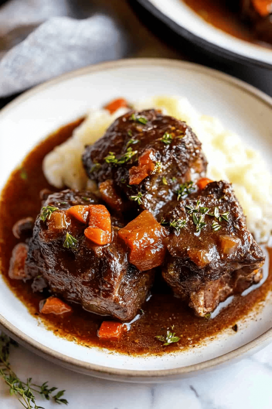 Red Wine Braised Short Ribs