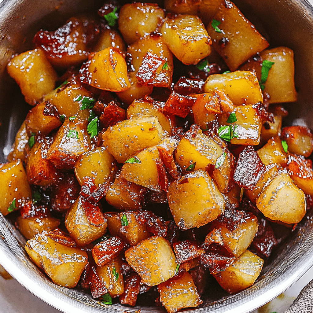 Honey Bacon Roasted Potatoes