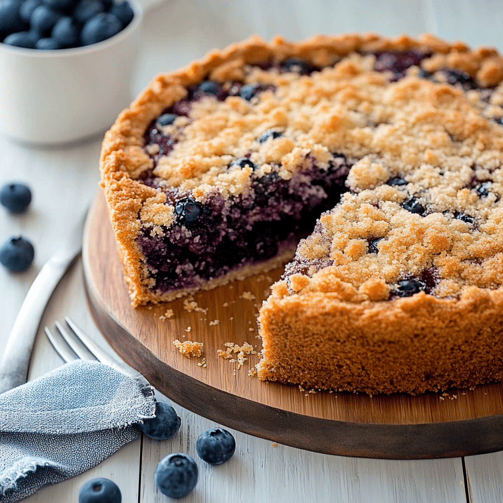 German Blueberry Cake