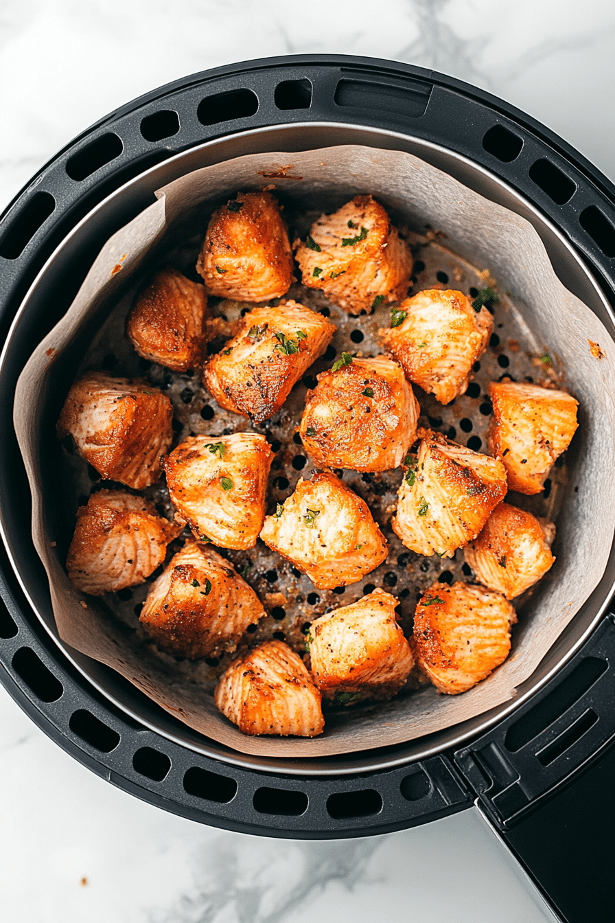 Air Fryer Salmon Bites