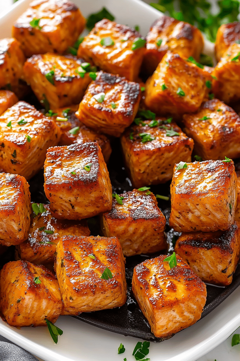 Air Fryer Salmon Bites