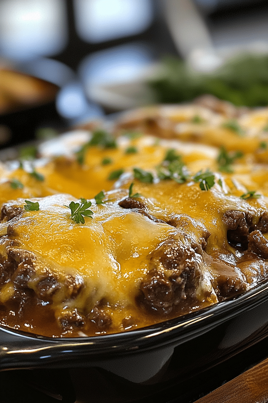 Amish Hamburger Steak Bake 