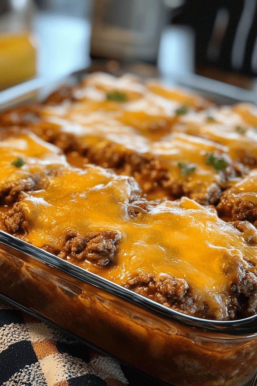 Amish Hamburger Steak Bake 