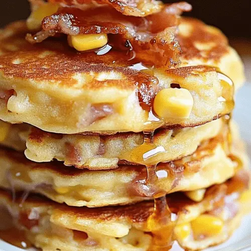 Bacon and Corn Griddle Cakes