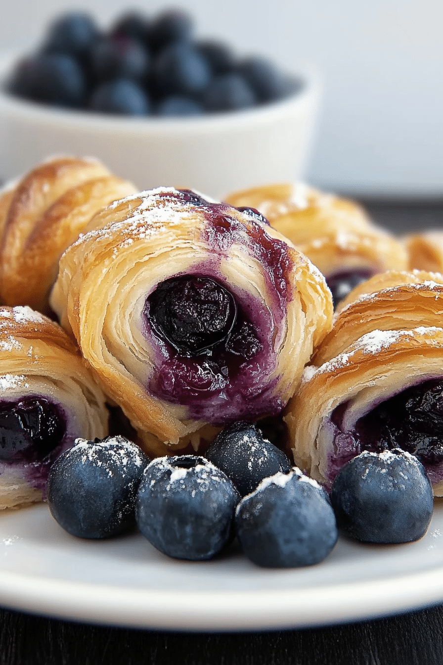 BLUEBERRY CREAM CHEESE PUFF PASTRY