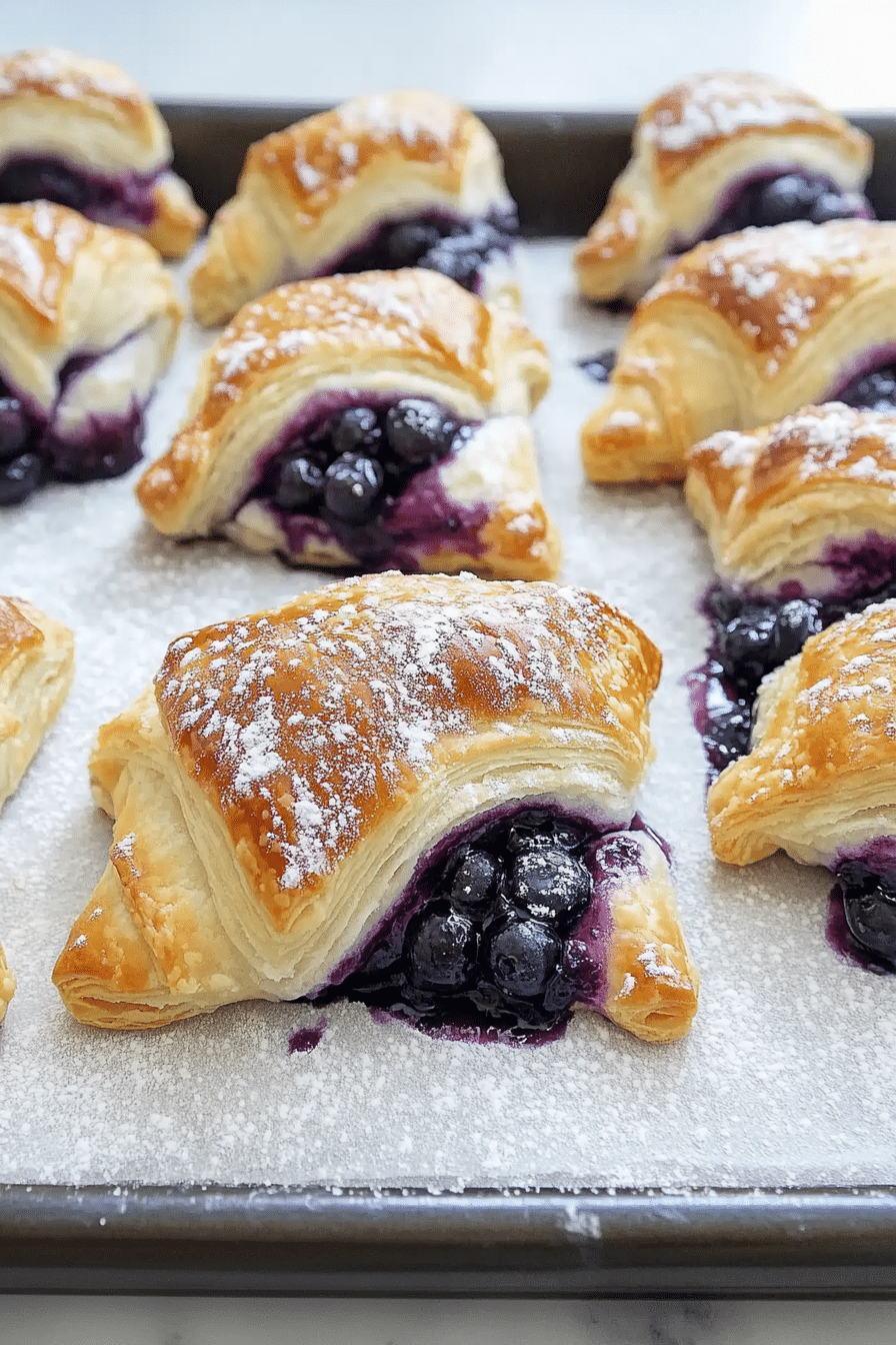 BLUEBERRY CREAM CHEESE PUFF PASTRY