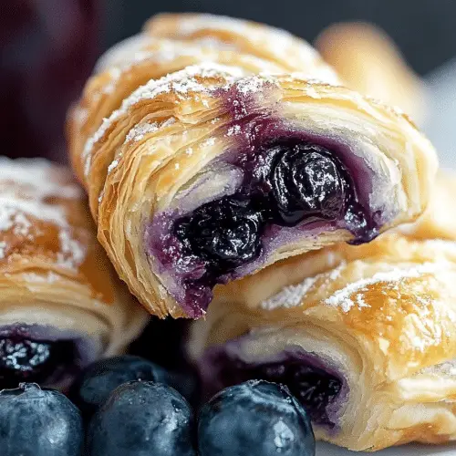 BLUEBERRY CREAM CHEESE PUFF PASTRY