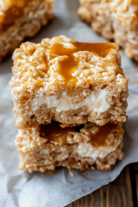 Brown Butter Dulce de Leche Rice Krispie Treats