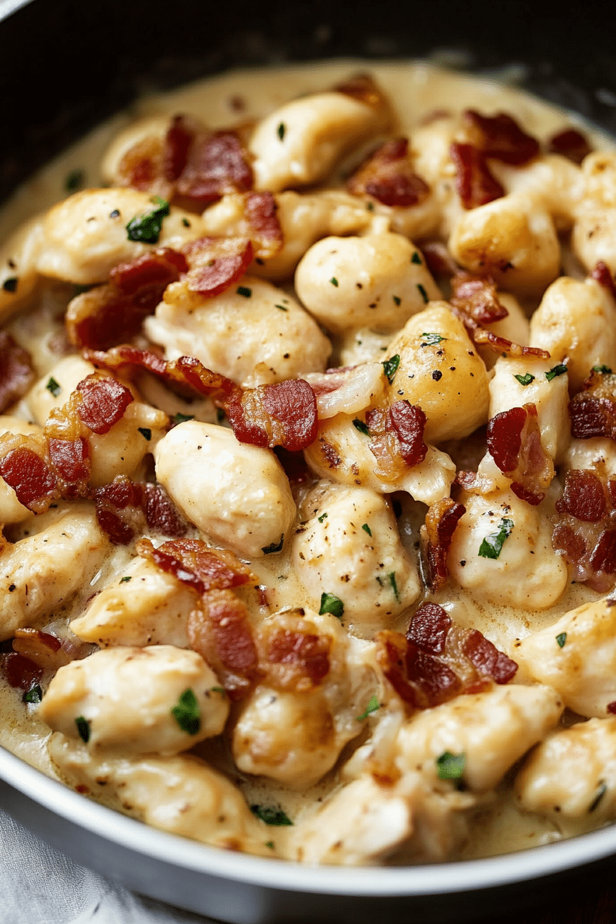 CHICKEN BACON GNOCCHI