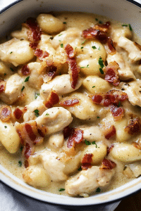 CHICKEN BACON GNOCCHI