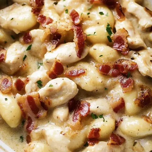 CHICKEN BACON GNOCCHI