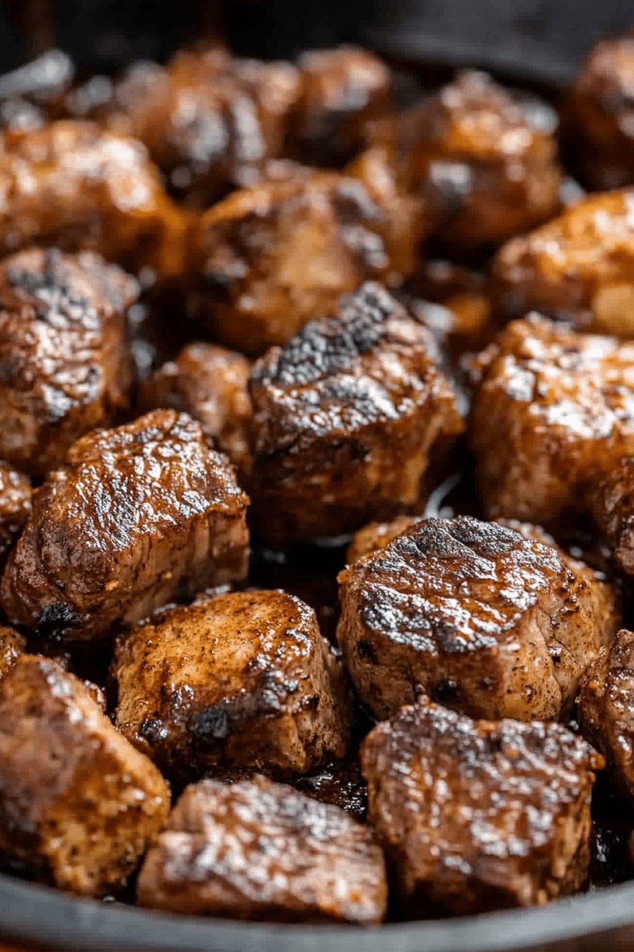 Cajun Garlic Butter Steak Bites