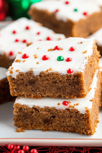 Gingerbread Cookie Bars