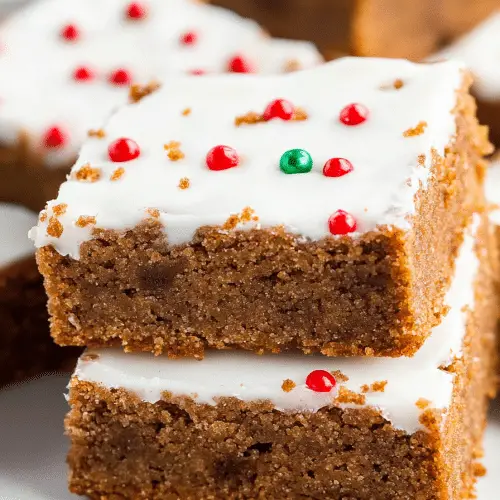 Gingerbread Cookie Bars