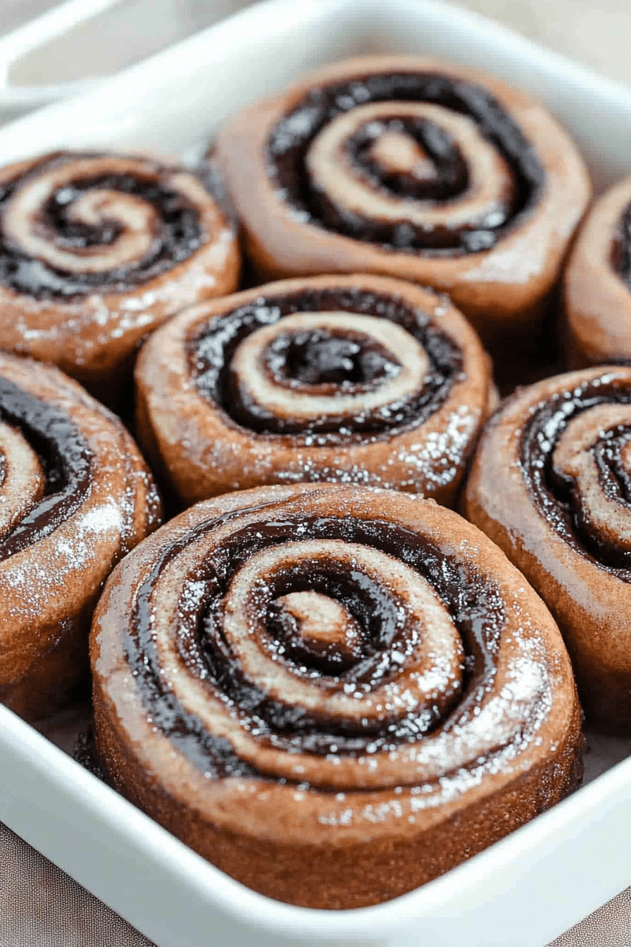 Chocolate Cinnamon Rolls