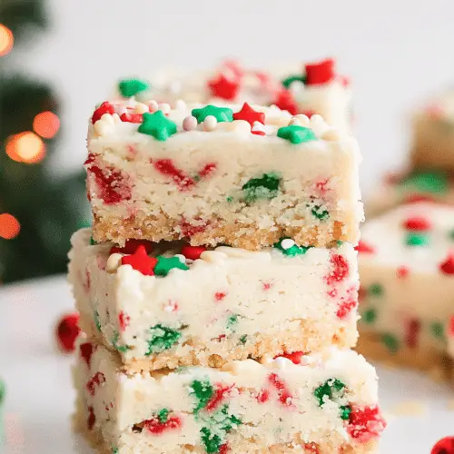 Christmas Sugar Cookie Bars