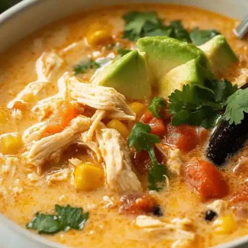 Creamy Chicken Tortilla Soup