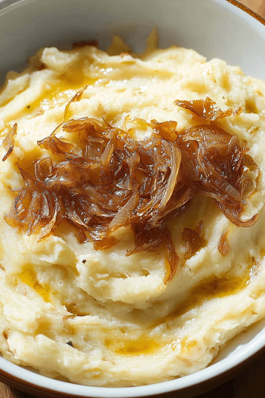 French Onion Mashed Potatoes