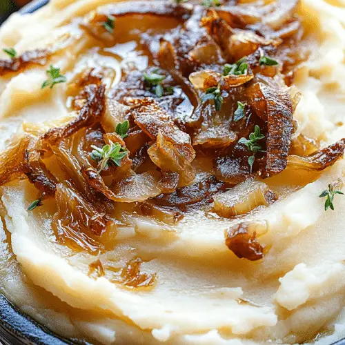 French Onion Mashed Potatoes