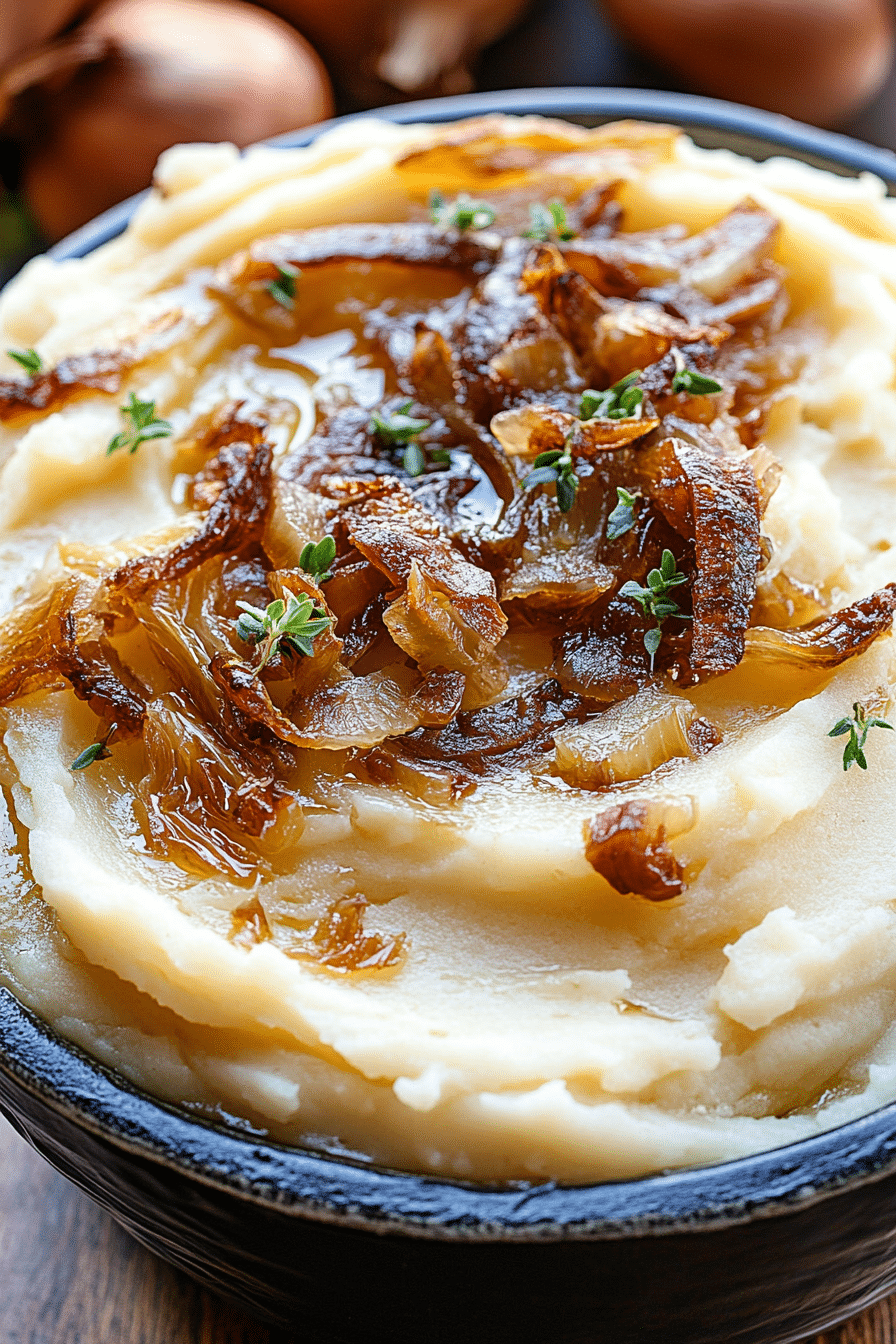 French Onion Mashed Potatoes