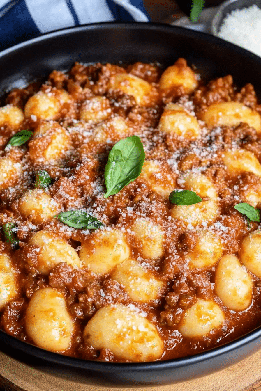 Gnocchi Bolognese