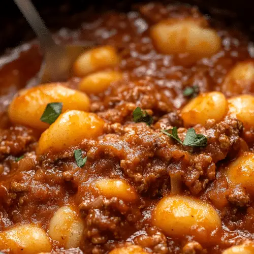 Gnocchi Bolognese