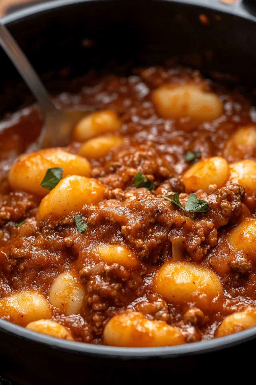 Gnocchi Bolognese