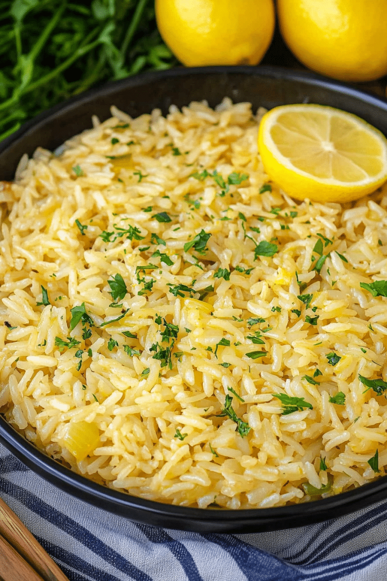 Greek Lemon Rice