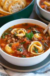 HEARTY TORTELLINI SOUP