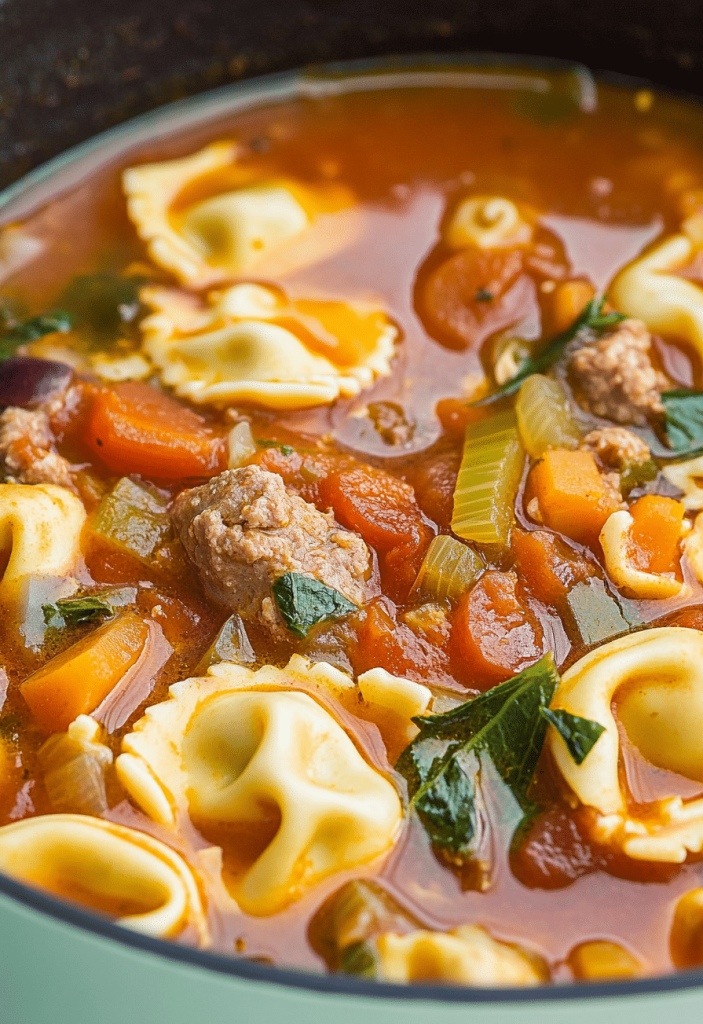 HEARTY TORTELLINI SOUP