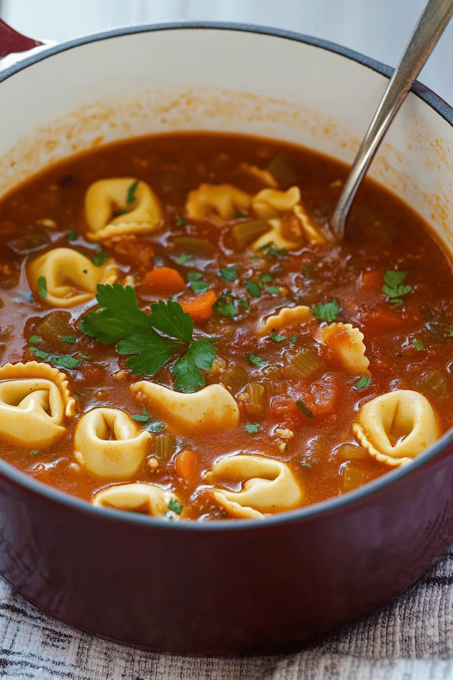 HEARTY TORTELLINI SOUP