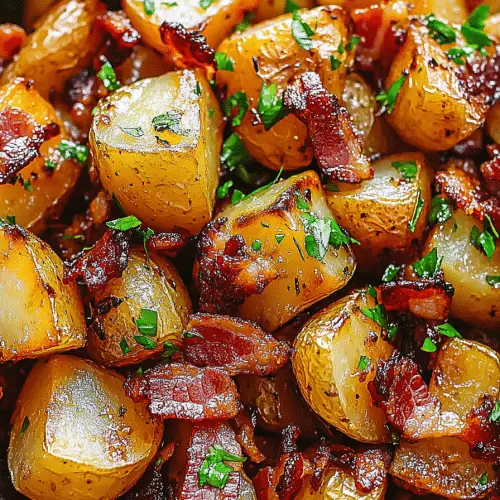 Honey Bacon Roasted Potatoes