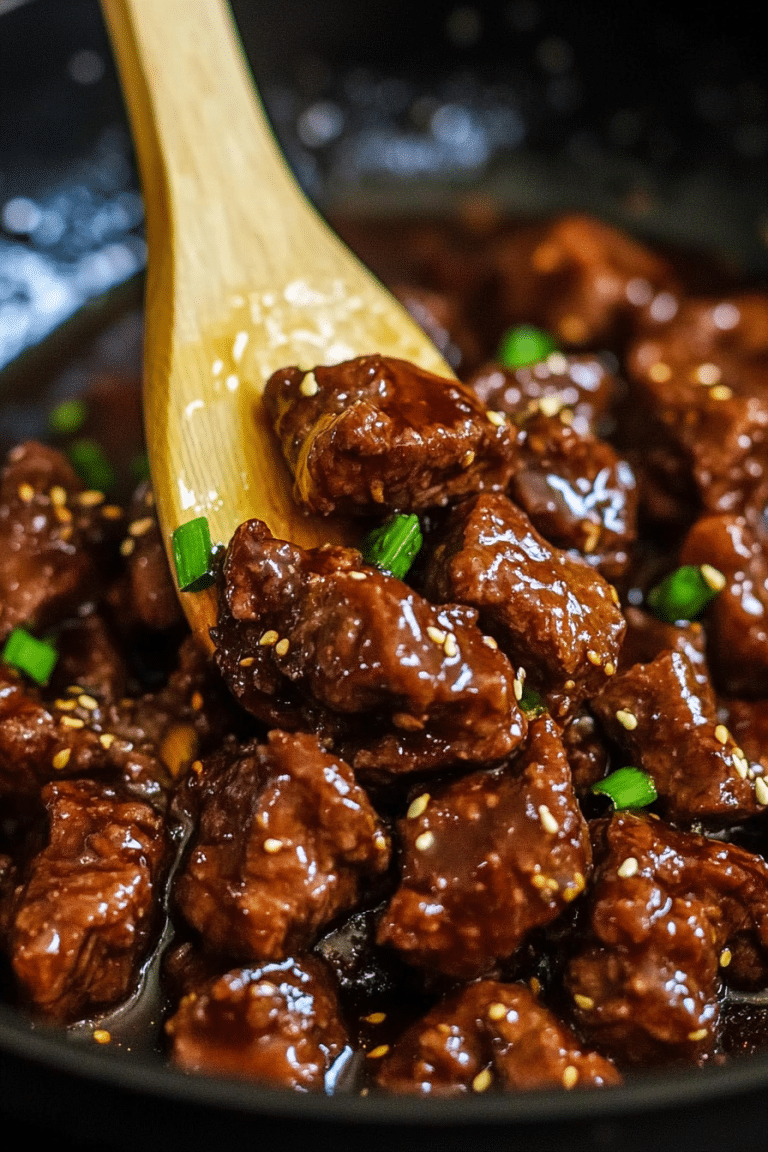 Honey and Sticky Steak Bites