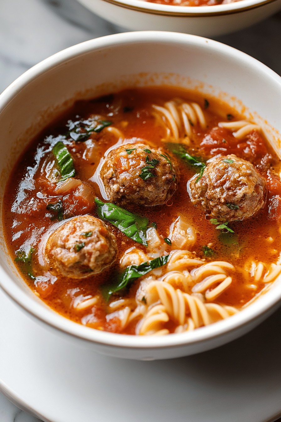 Italian Meatball Soup