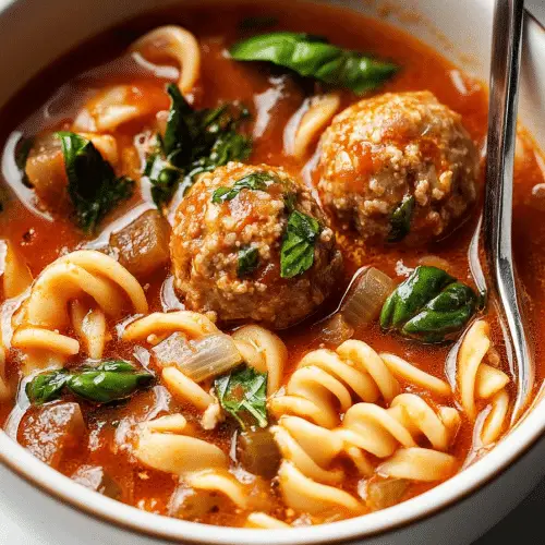 Italian Meatball Soup