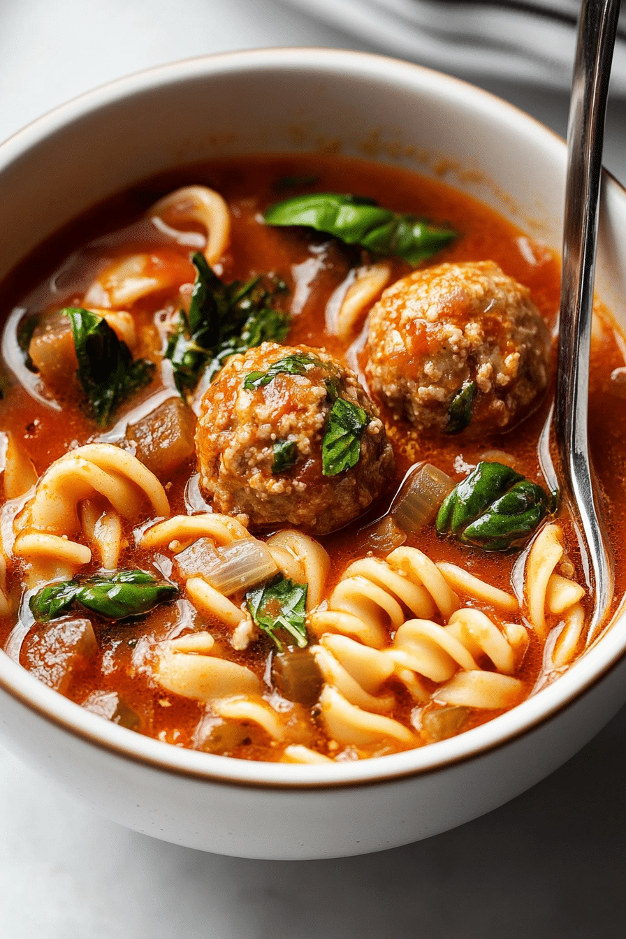 Italian Meatball Soup